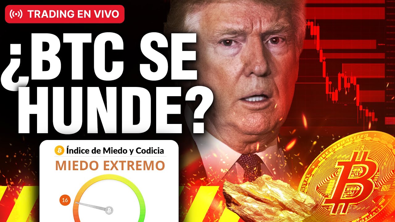 🔴 HOY EN VIVO: Bitcoin en Zona Crítica ¿Qué Decide el Mercado Hoy?