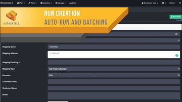 Auto run and Batching - Authentise FLOWS Features