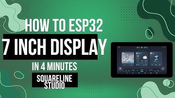How to make a GUI for Waveshare ESP32 7 inch Display with Squareline Studio and LVGL