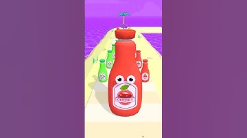 JUICE 🧃 SHAMPO RUNNER, FUN RACE 3D #games #gaming #youtubeshorts