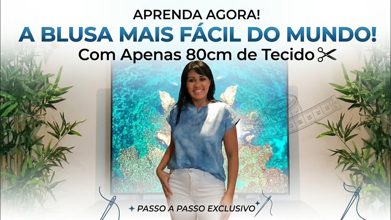 ✅️DIY Blusa Fácil Manga Japonesa_Costura fácil  passo a passo para iniciantes Gisleide Novelo