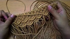 Tutorial Membuat Tas Macrame Motif Sisik Ikan - Part I - By Kenes - Durasi: 4.39. 