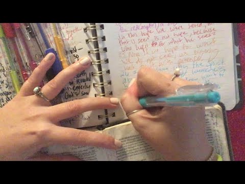 Writing Romans 8 ♥️📖 (pt3of3) ASMR lofi