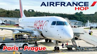 Air France Hop! Flight AF1182 | Paris to Prague | Embraer 170 | Economy Class