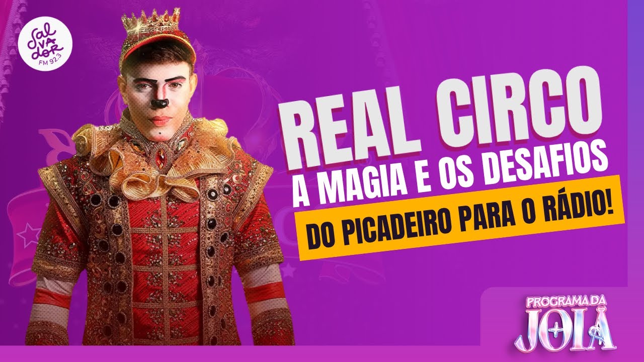 Tainá Reis recebe Reizinho do Real Circo no Programa da Joia  | Salvador FM
