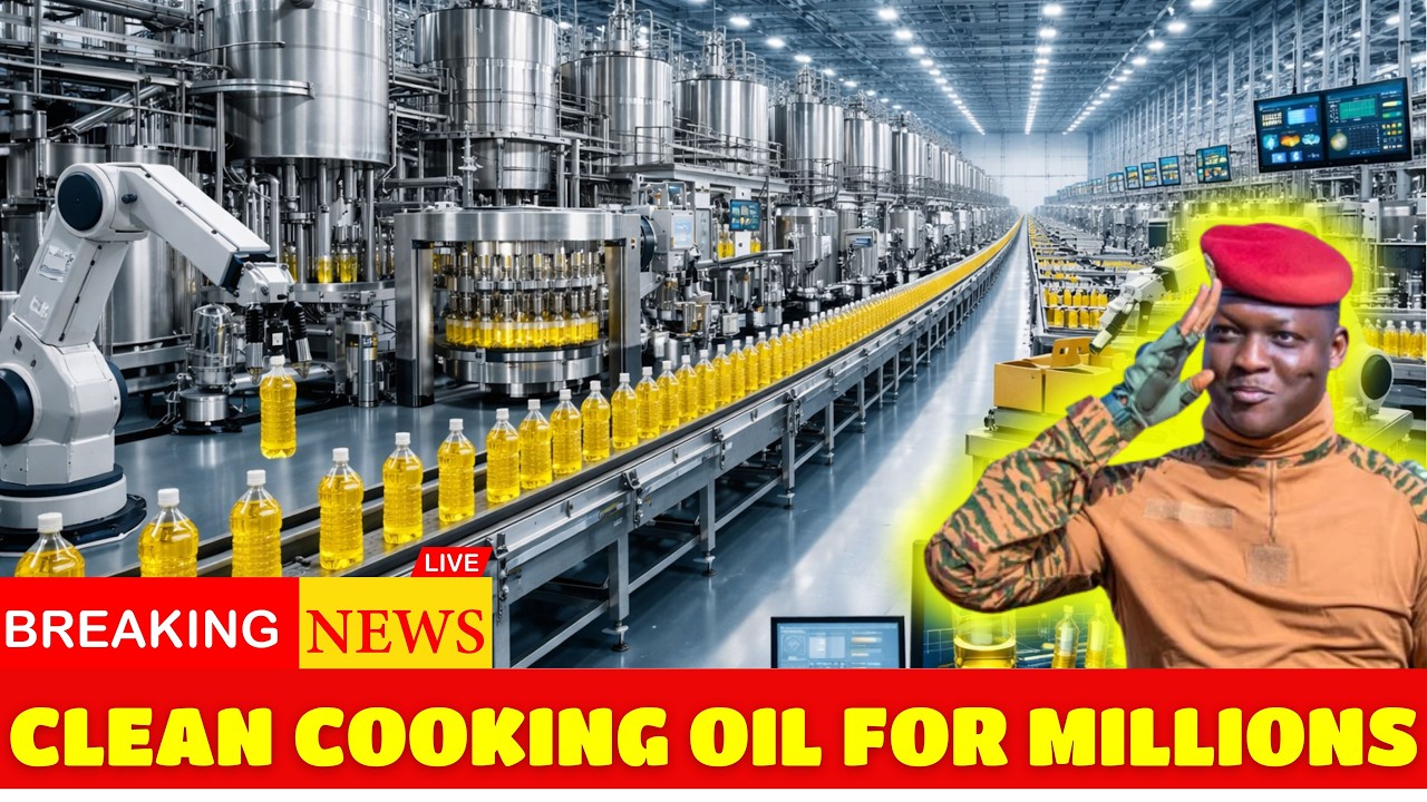 Burkina Faso Stuns the World With Modern Oil Factory — No More Imports?