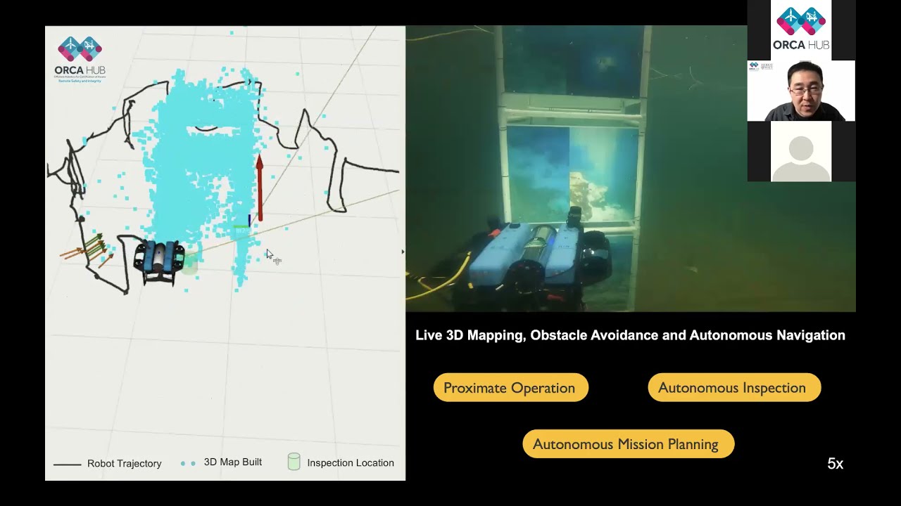 Multi Robot Cooperation for Remote Inspection and Intervention Subsea | Dr Sen Wang 5.07.21