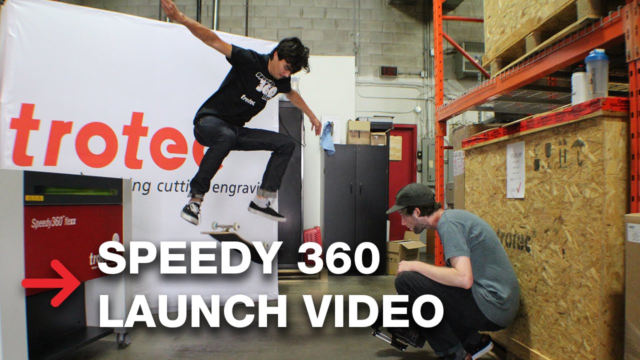 Speedy 360 flexx Canada Launch | Trotec Laser - YouTube