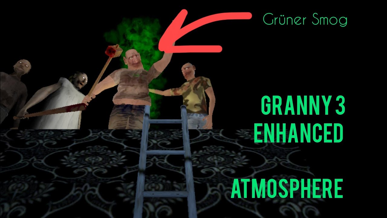 The Twins Remade| Granny 3 Enhanced Atmosphere| Hard Mode| Roof Escape 