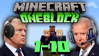 US Presidents Play Minecraft One Block 1-10