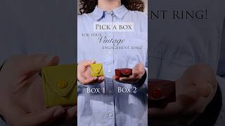 Surprise Vintage Engagement Ring