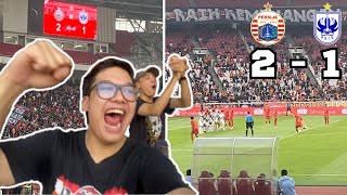 KEMENANGAN COMEBACK DI LAGA PAMUNGKAS! Persija Jakarta vs PSIS Semarang 2-1 Liga 1 GBK Matchday Vlog