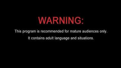Paramount Pictures FBI Warning/Mature Content Warning/Commentary Screens