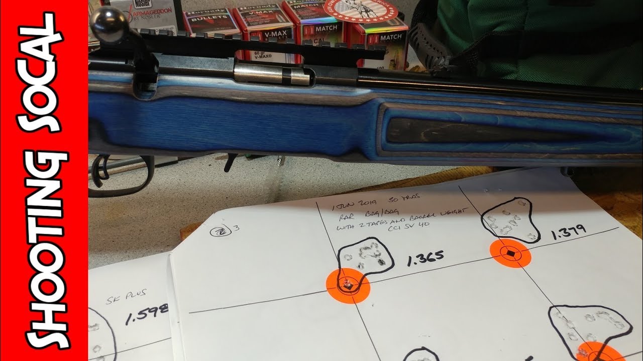 Electrical tape and a barrel weight for improved 22LR accuracy? Ruger