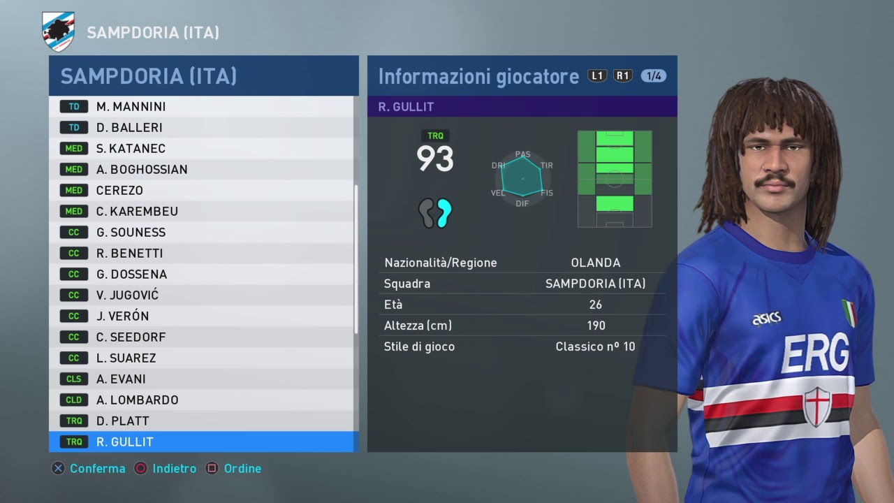classic-sampdoria-pes-2019-all-time-xi-serie-a-legends-youtube