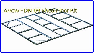REVIEW (2026): Arrow FDN109 Shed Floor Kit. First Look.