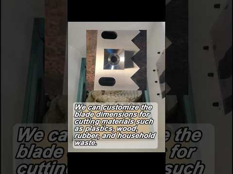 Master Precision Cutting Watch How Single-Shaft Shredder Blades Operate