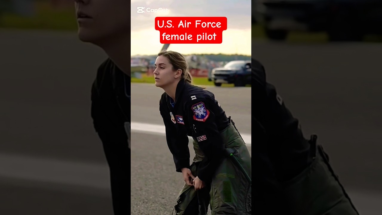 USAF female fighter pilot 