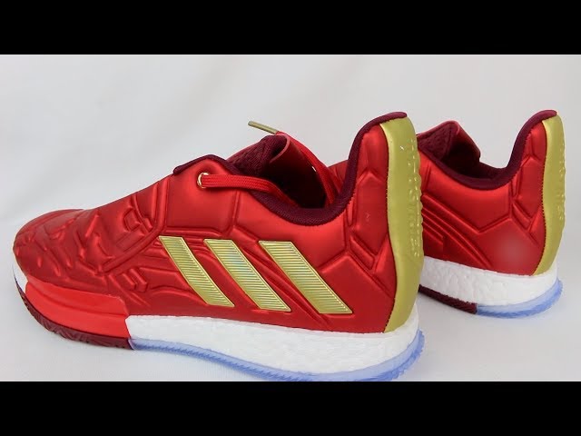 adidas Marvel's Iron Man Harden 3 Shoes Unboxing! - YouTube