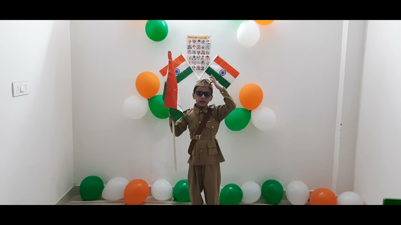 Subhas Chandra Bose II Fancy Dress Compitition Winning speech in