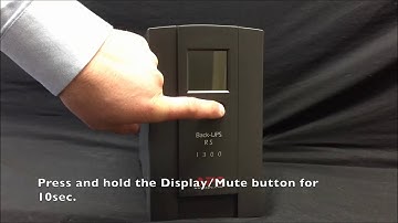 Configuring Back-UPS XS/RS LCD UPS for Full-Time Display Mode | Schneider Electric Support