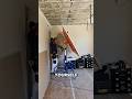 Stop Breaking Your Back - America's Genius Solo Drywall Lift Setup #diy #construction #facts #usa