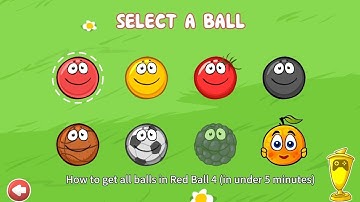 How To get All Balls in Red Ball 4 - (In under 5 minutes)