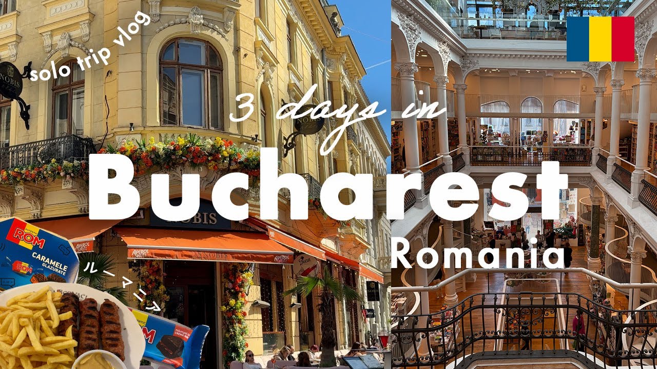 ルーマニア観光🇷🇴ブカレスト旅行vlog🇷🇴お土産| 会社員のGWひとり旅| ルーマニア料理🇷🇴歴史ある街並みを散策| 建築|