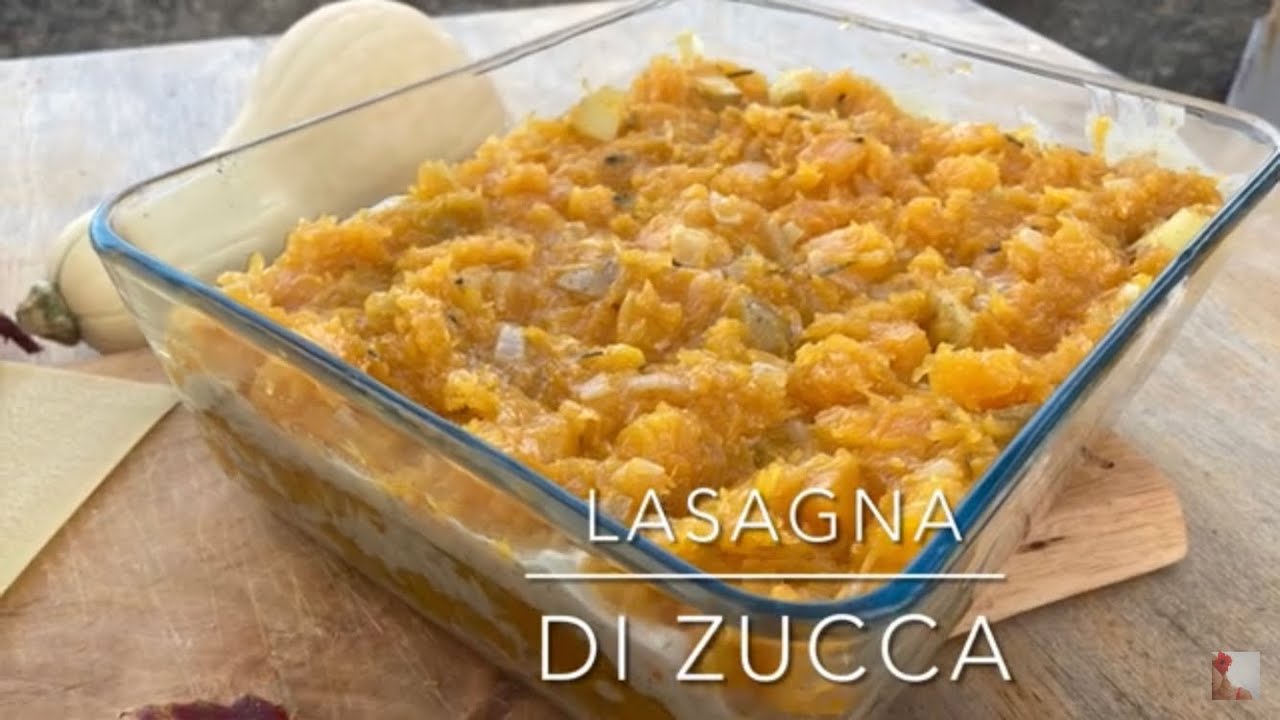 LASAGNE DI ZUCCA VEG ricetta buonissima