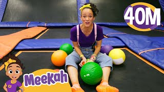Meekah Bounces on a Trampoline | Educational Videos for Kids | Blippi and Meekah Kids TV