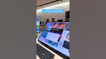 Acer ProCreator Reclining OLED Touch Display at Computex 2025
