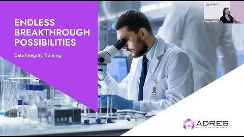 Unlock the Foundations of Data Integrity – Watch ADRES’ Expert Webinar #1