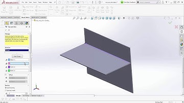 SOLIDWORKS 2018 - Sheetmetal Tab and Slot