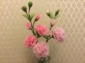 How to make nylon stocking flowers - Carnation