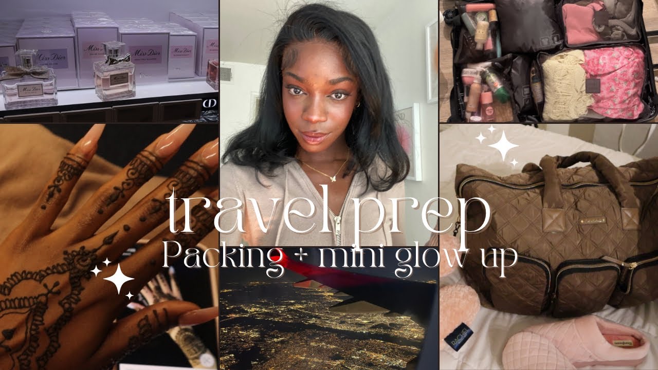 travel prep with me (west africa)✨ packing + beauty maintenance W/Fashion Nova 💕