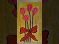🌷🌸#flowerdrawing #craft #art #painting #explore #newtrend #diy #drawing #flower #flowercraft #craft