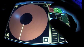 Serato Scratch Live with Lemur for Ipad Platter, Looping, & EFX Control via Traxus Scratch Live