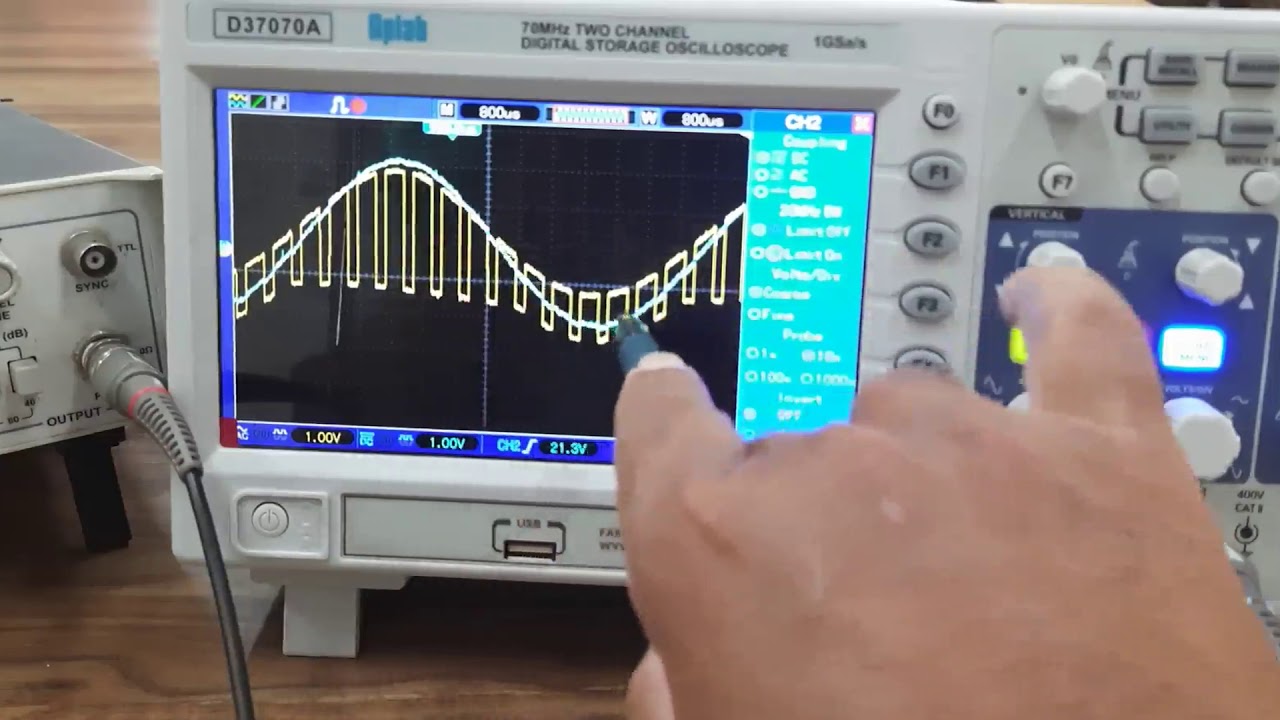 PAM Using IC 555 - YouTube
