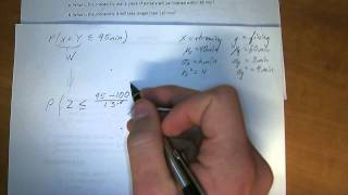Continuous Random Variable Normal Distribution Probability