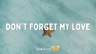 Diplo, Miguel - Don't Forget My Love (Lyrics) | Love Island 2023