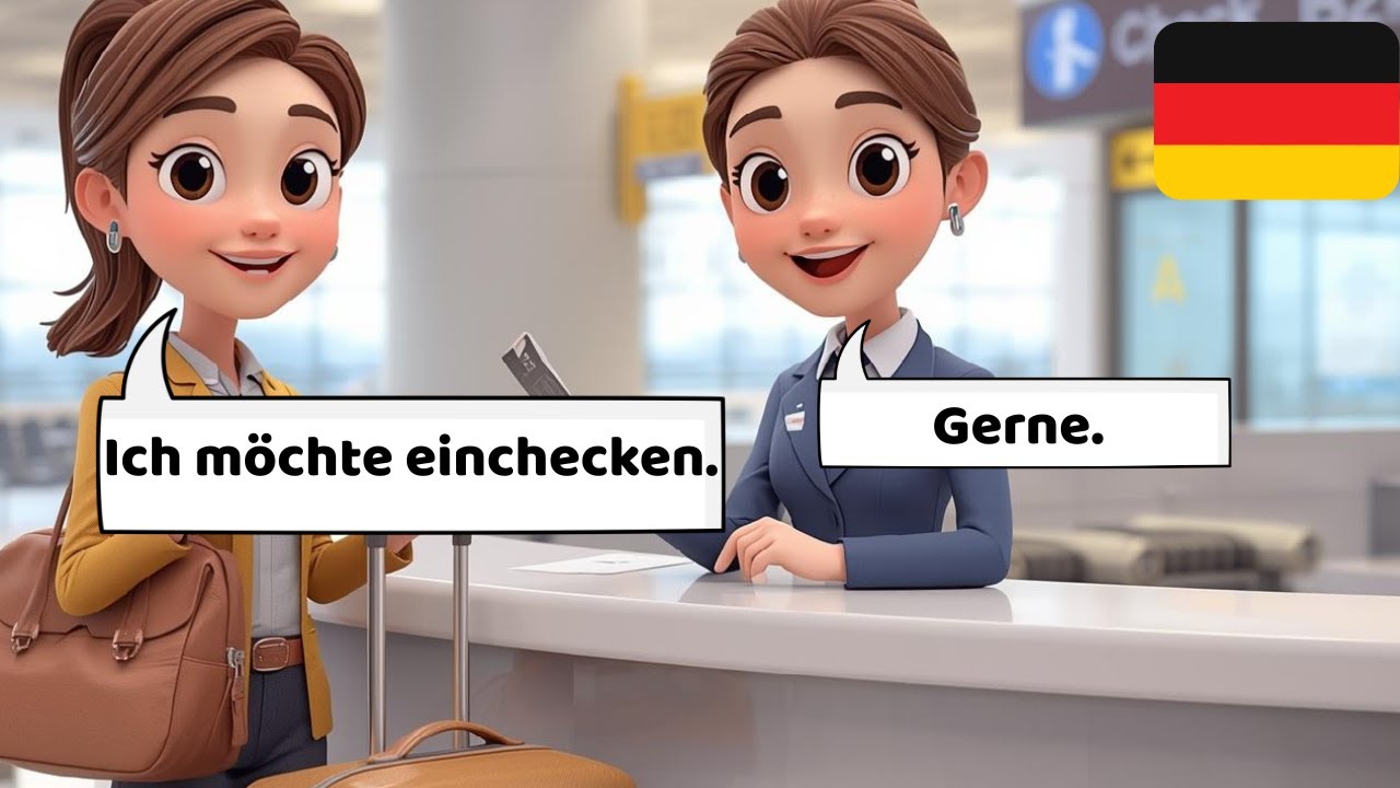 5 Echte Deutsche Dialoge (A1-A2) | Simple daily German Dialogues for biggeners A1- A2