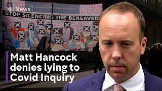 Covid inquiry: Matt Hancock denies lying during pandemic