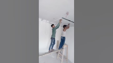 Gypsum Ceiling | working 🏙️ #shorts #interior