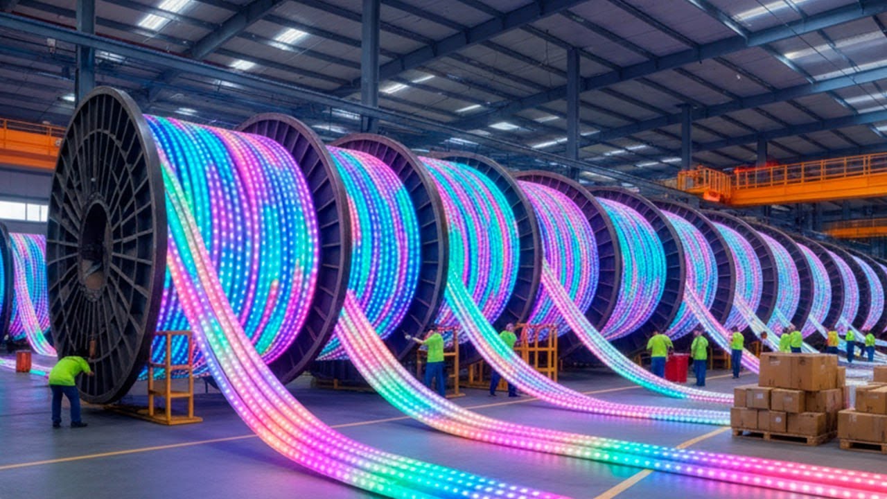 Come Vengono Prodotte Ogni Anno Miliardi Di Luci LED In Una Mega Fabbrica