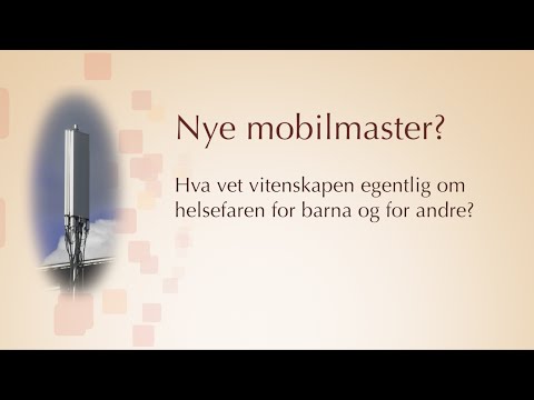 Nye mobilmaster? Hva vet vitenskapen egentlig om helsefaren for barna og for andre?