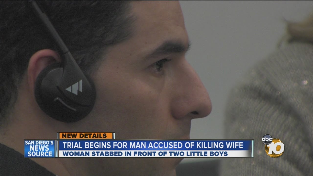 Trial starts for man accused of killing wife in front of their children ...