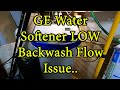 GE Water Softener ep8 Low Backwash Flow