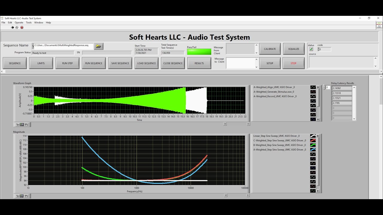 English audio tests