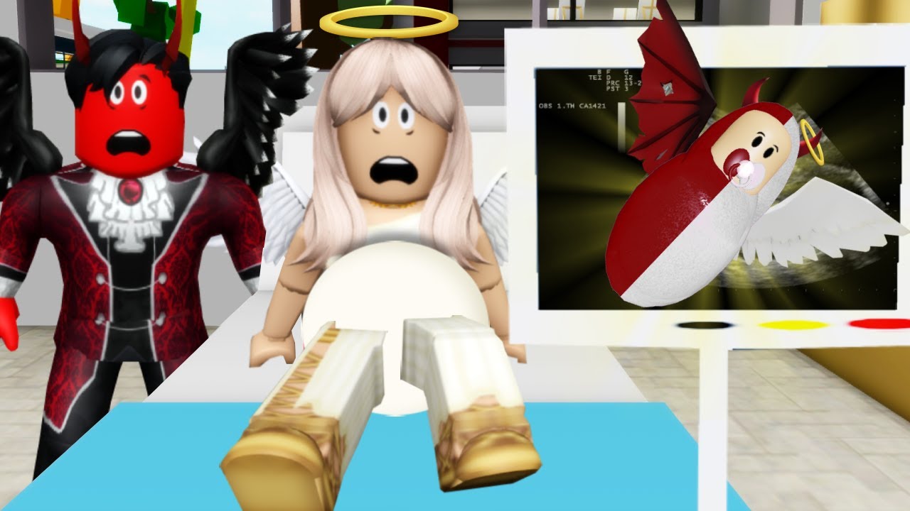 ANGEL And DEMON Have A BABY! (Roblox)