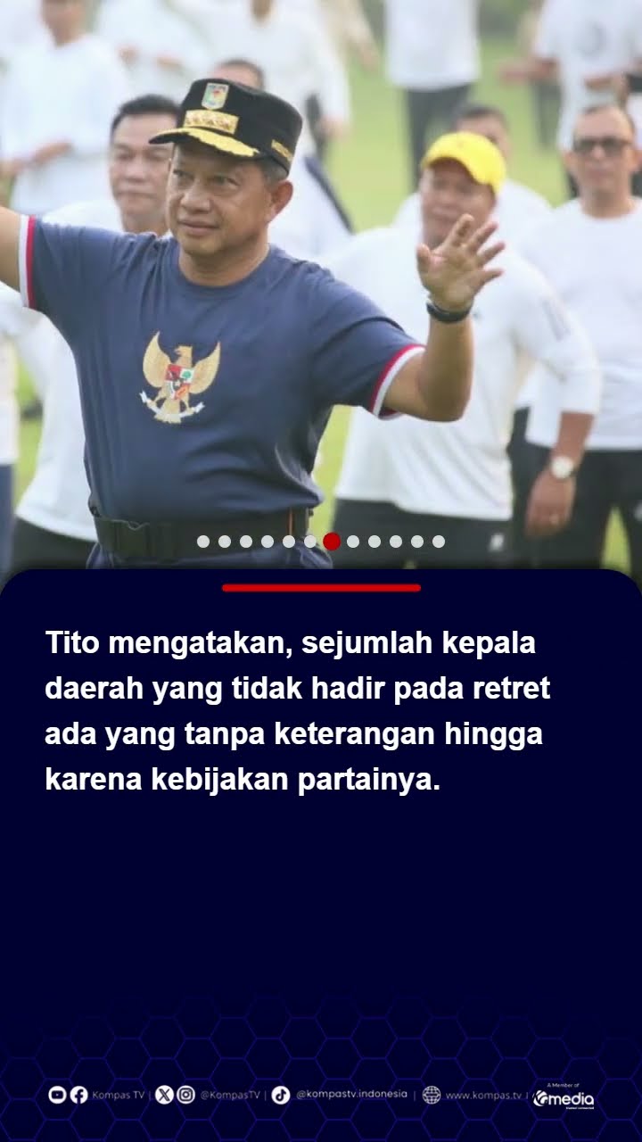 Mendagri Tito Karnavian Sebut Kepala Daerah yang Tak Ikut Retret Rugi #retret  #kepaladaerah